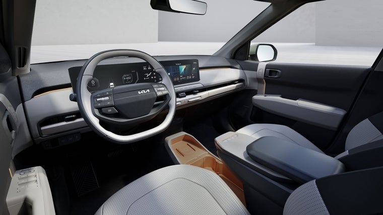 Interior del Kia EV3.