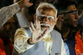 Narendra Modi, prime ministro de India.