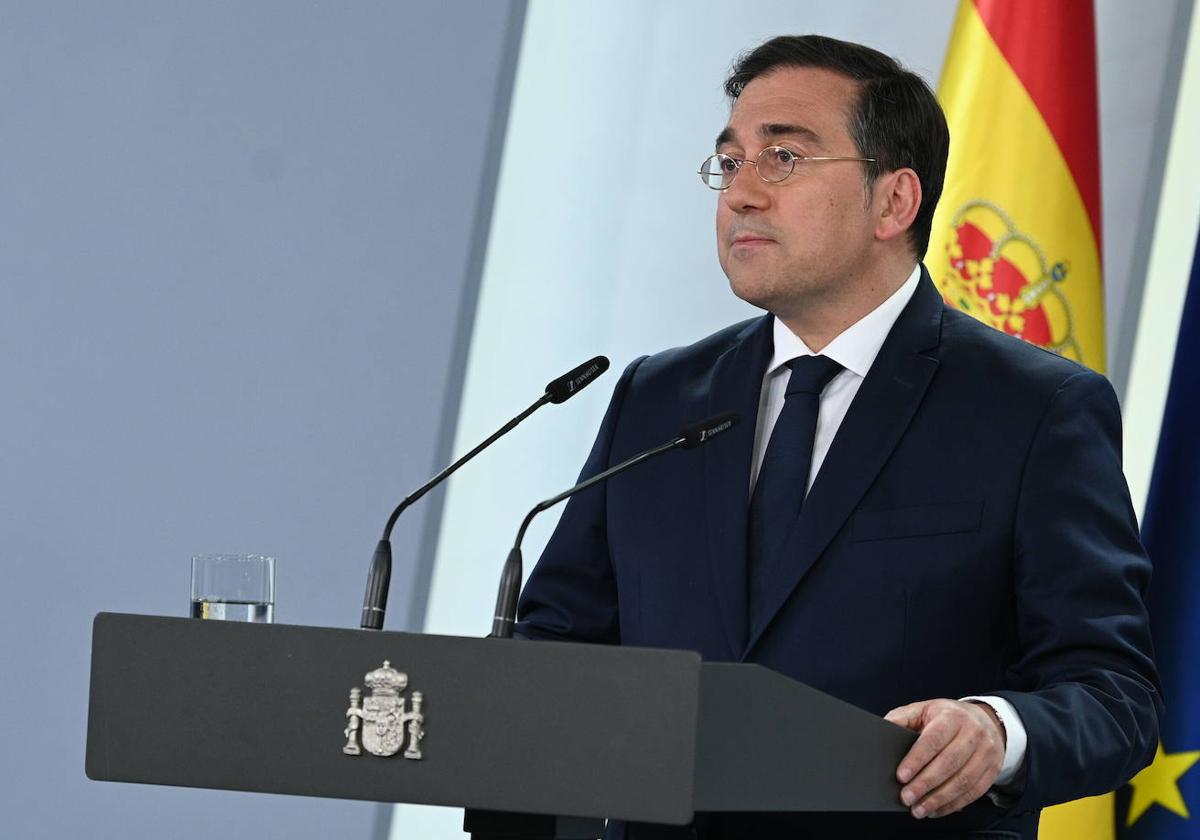 El ministro de Exteriores español, José Manuel Albares en una foto de archivo.