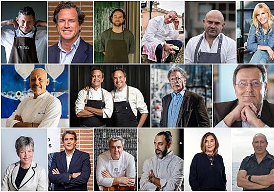 Algunos de los ponente