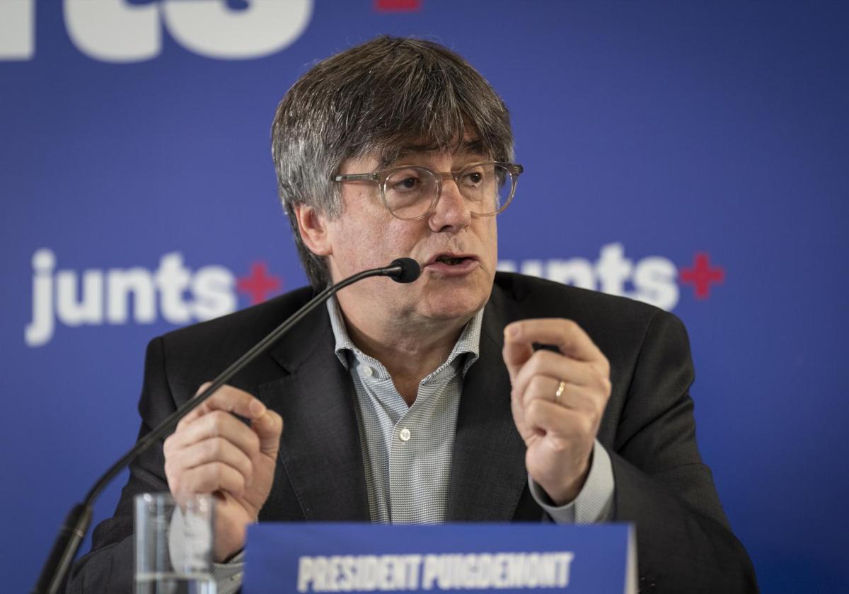 El expresident de la Generalitat, Carles Puigdemont