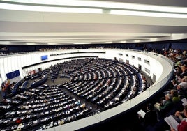 Vista del Parlamento Europeo.