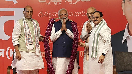 Modi es reelegido en India, aunque con mucha menos ventaja de la esperada