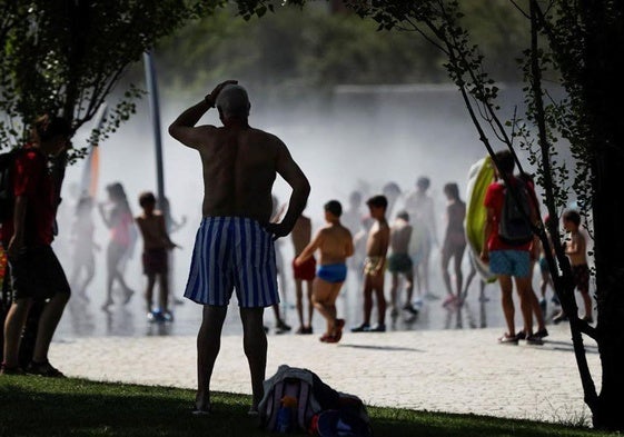 España bajo una ola de calor.