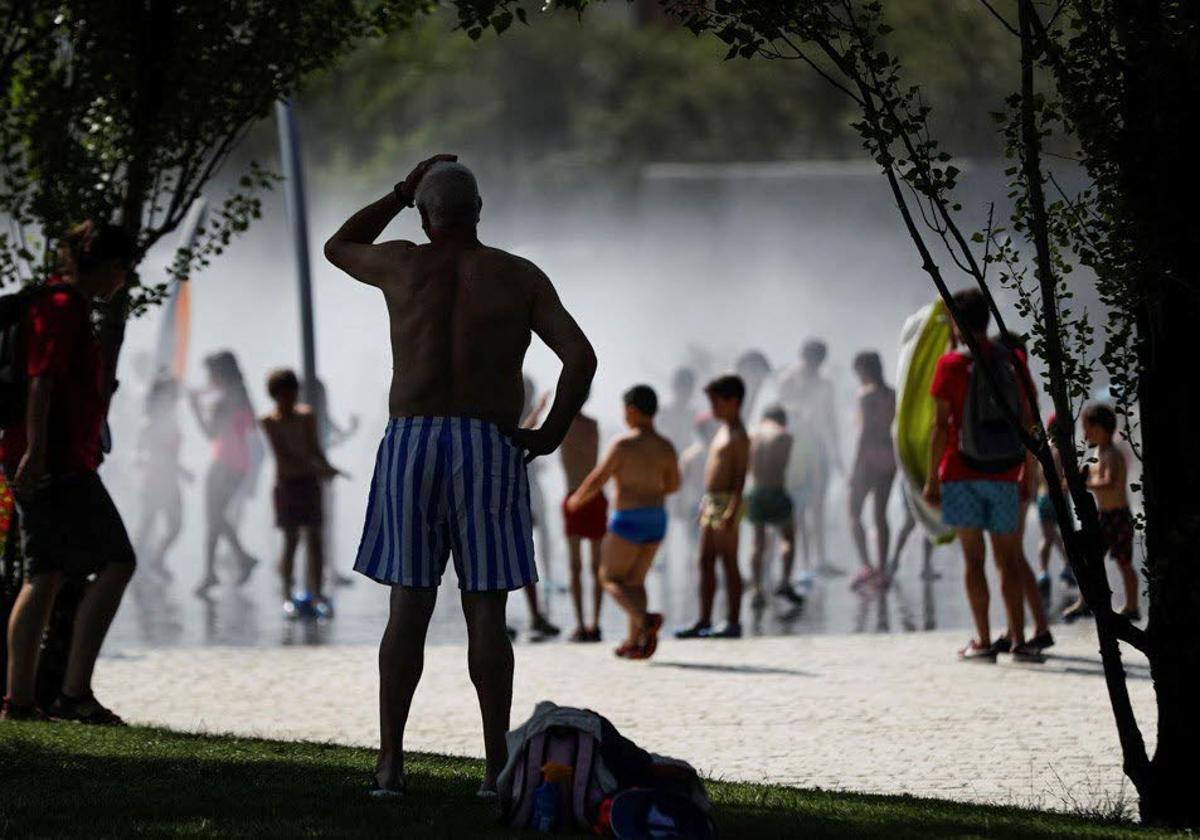 España bajo una ola de calor.