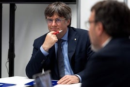 El líder de Junts, Carles Puigdemont