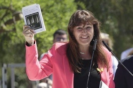 La presidenta de JxCat, Laura Borràs