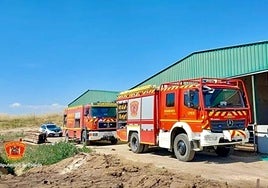Un anciano muere en Toledo en un incendio de su parcela