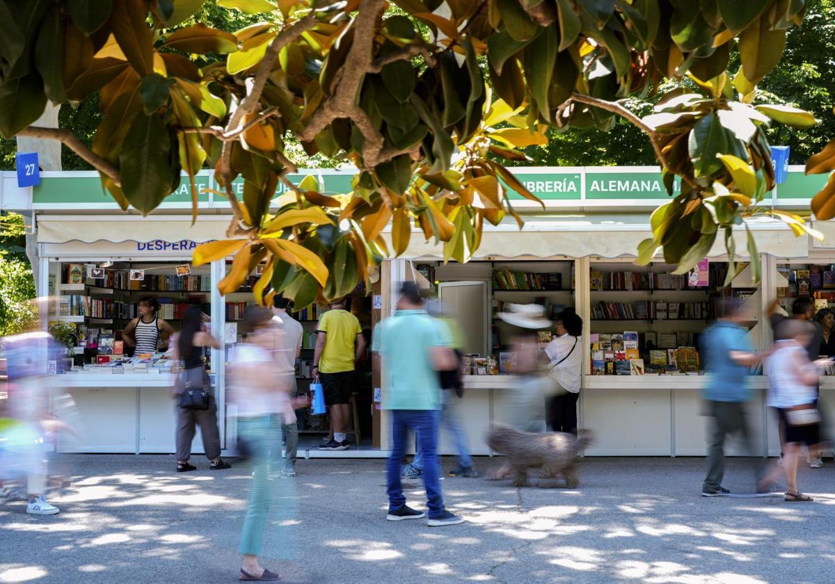 Una imagen de la Feria del Libro de Madrid