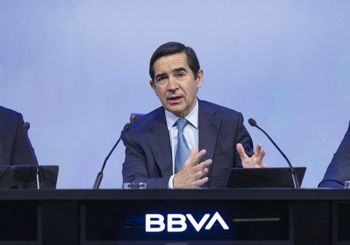 El presidente del BBVA, Carlos Torres.