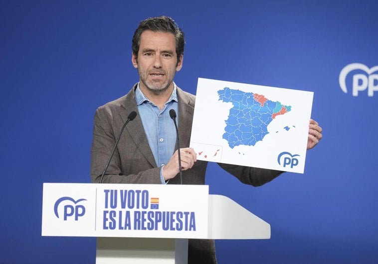 Borja Sémper, portavoz nacional del PP, en Génova