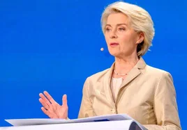 La presidenta de la Comisión Europea, Ursula Von der Leyen