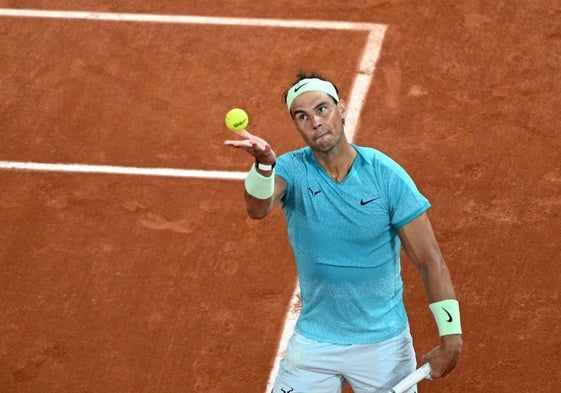 Rafa Nadal, durante su reciente participación en Roland Garros.