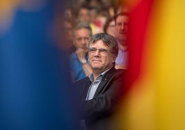 El expresidente catalán, Carles Puigdemont