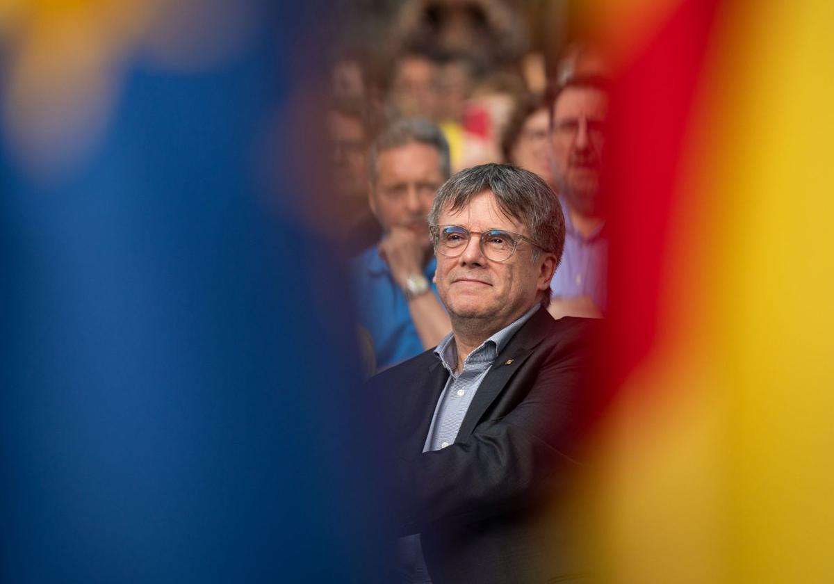 El expresidente catalán, Carles Puigdemont