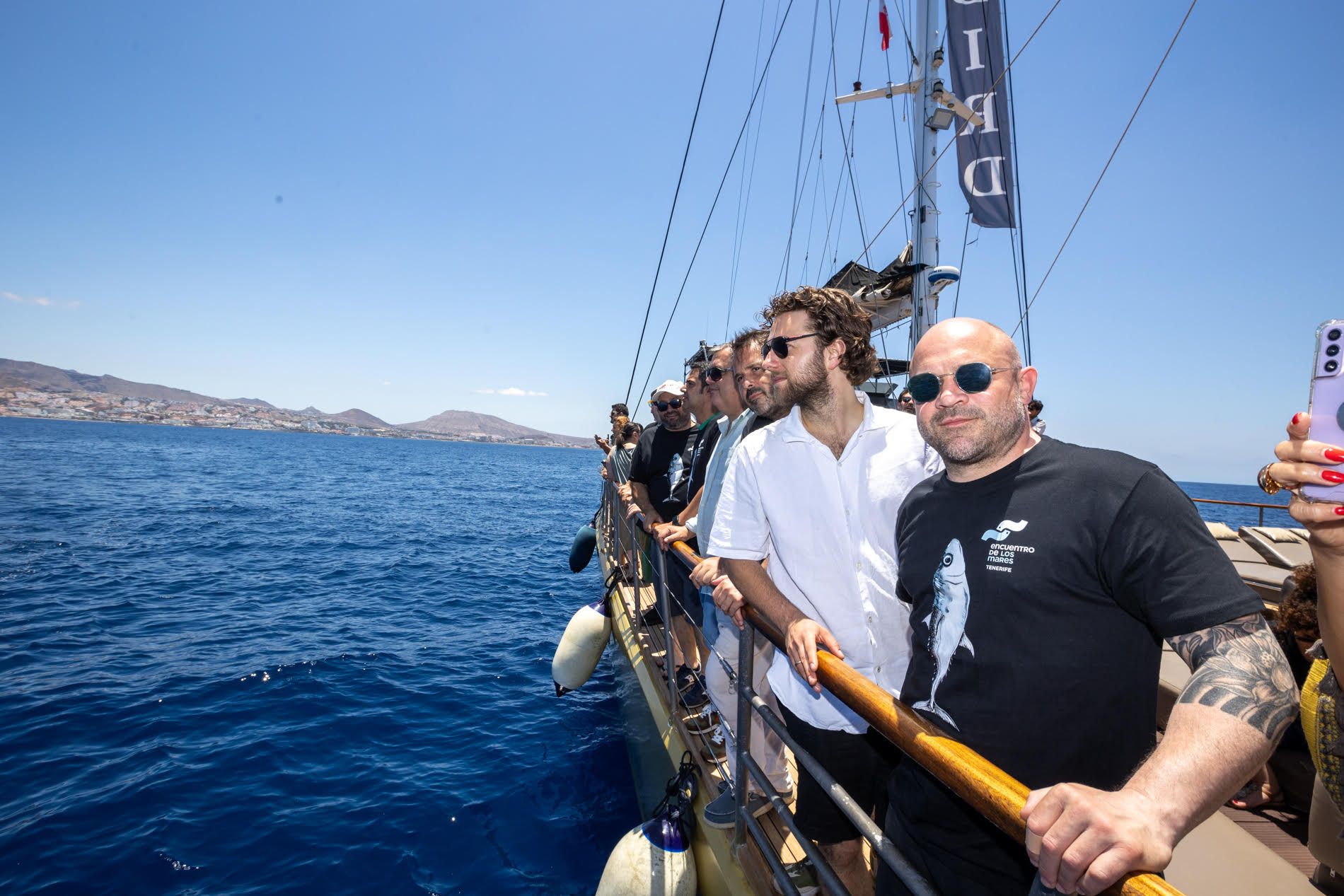 Cocineros participantes en el Encuentro de los Mares.