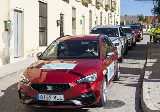 Juan Roig Valor, al volante del Seat León PHEV durante el Ecomotion 2024.