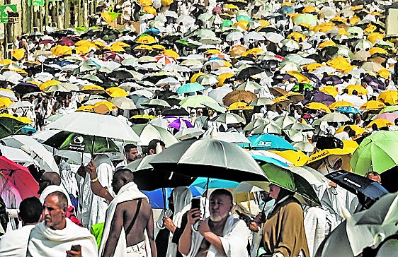 Mil peregrinos mueren en La Meca por una ola de calor con temperaturas de 51,8 grados