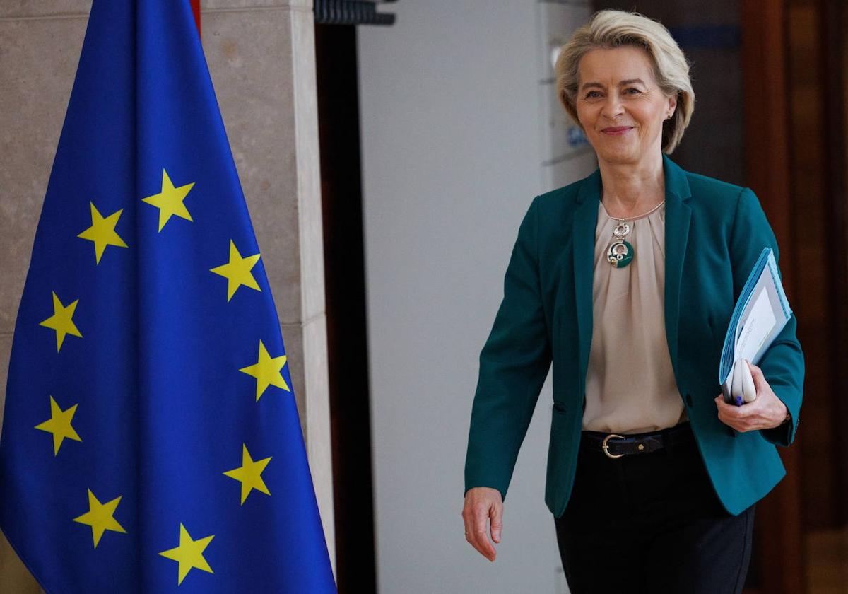 La presidenta de la Comisión Europea, Ursula von der Leyen.