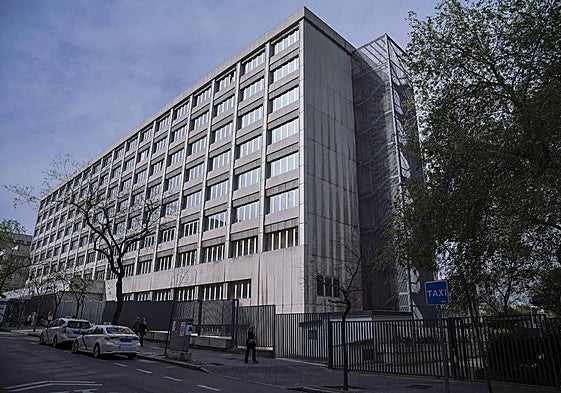 Fachada de la Agencia Tributaria.