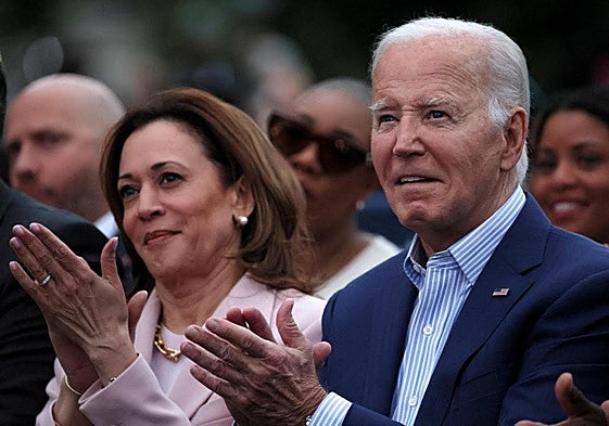 Joe Biden y Kamala Harris, fotografiados el mes pasado en Washington.