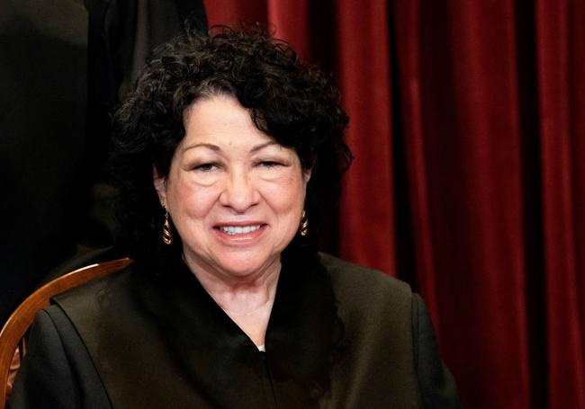 La magistrada Sonia Sotomayor.