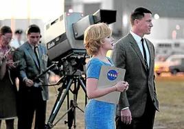 Scarlett Johansson y Channing Tatum protagonizan 'Fly Me To The Moon'.