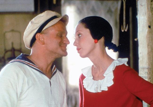 Shelley Duvall y Robin Williams en 'Popeye'.