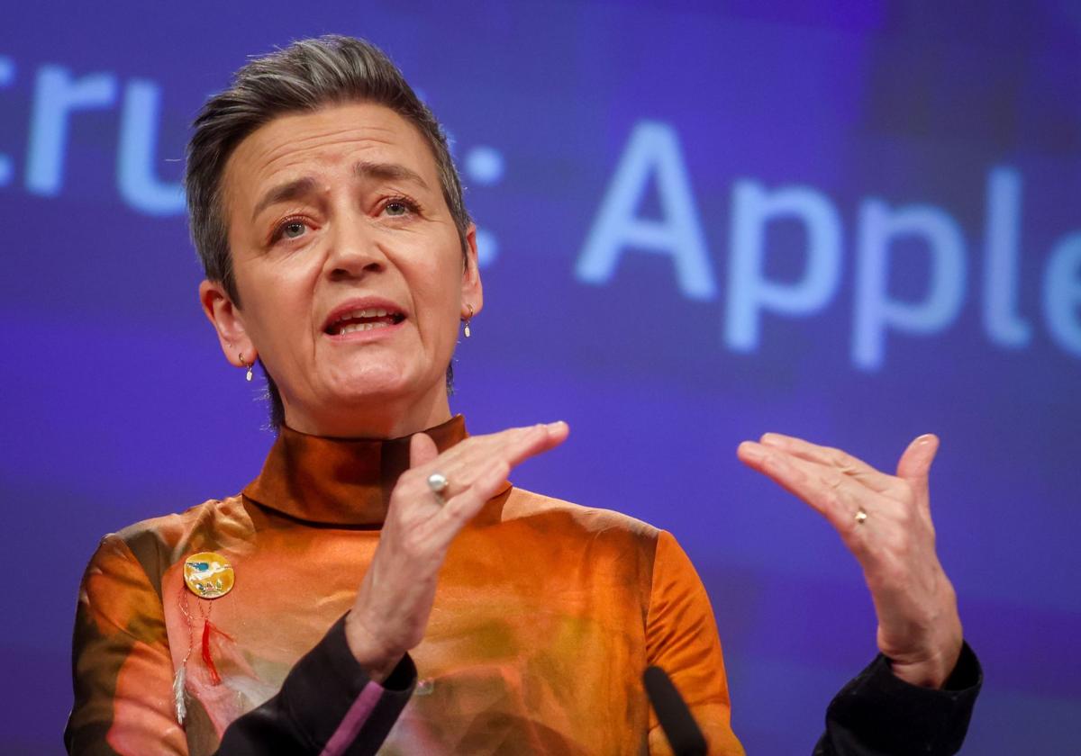 La comisaria de Competencia, Margrethe Vestager.