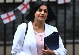 La ministra británica de Justicia, Shabana Mahmood.