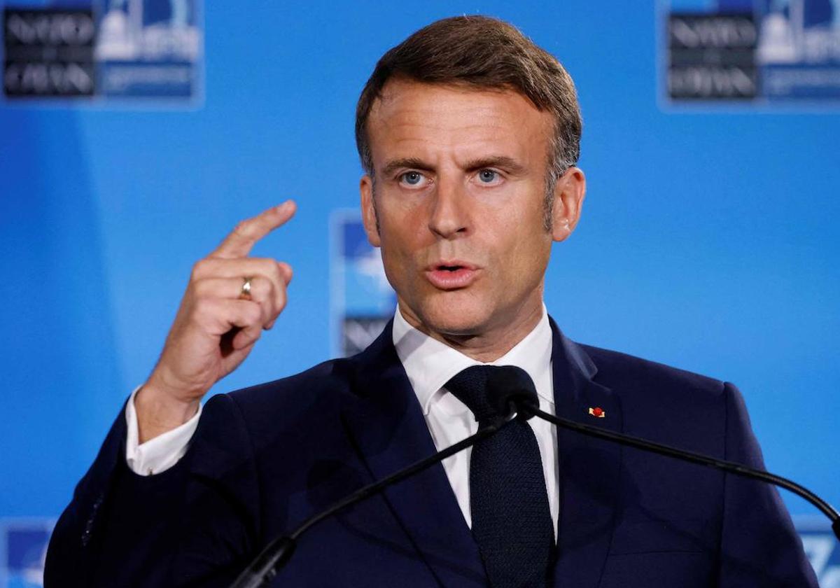 Emmanuel Macron ha asistido esta semana a la cumbre de la OTAN en Washington.