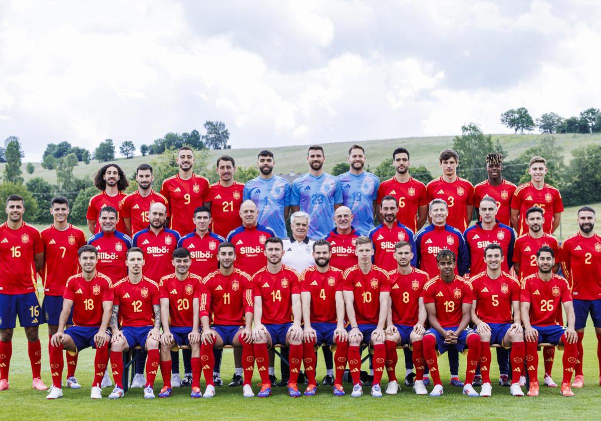 La plantilla de la selección de España en la Eurocopa