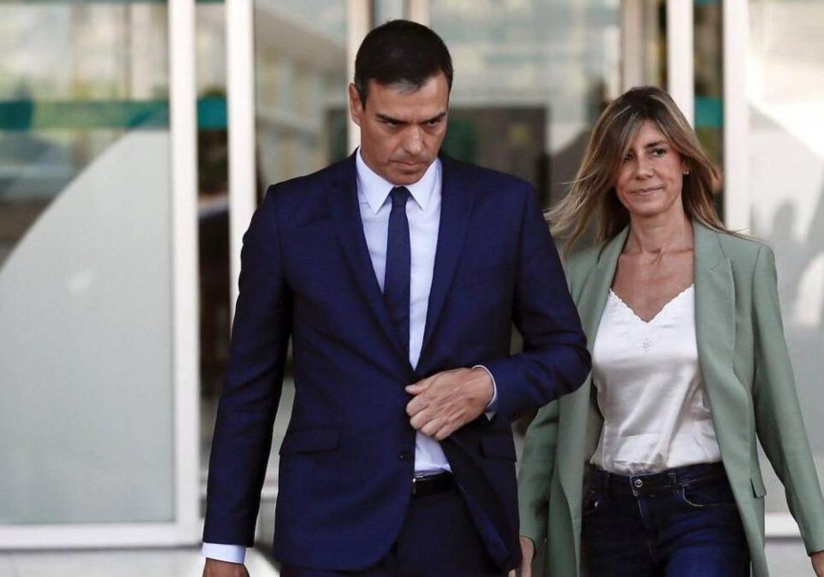 Pedro Sánchez y Begoña Gómez.