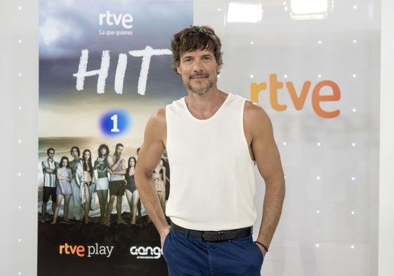 El actor Daniel Grao, durante la presentación de 'HIT'.