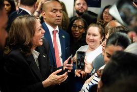 La vicepresidenta estadounidense, Kamala Harris