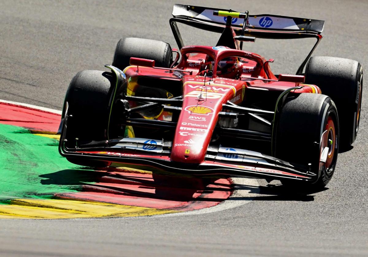 Carlos Sainz en el Gran Premio de Bélgica