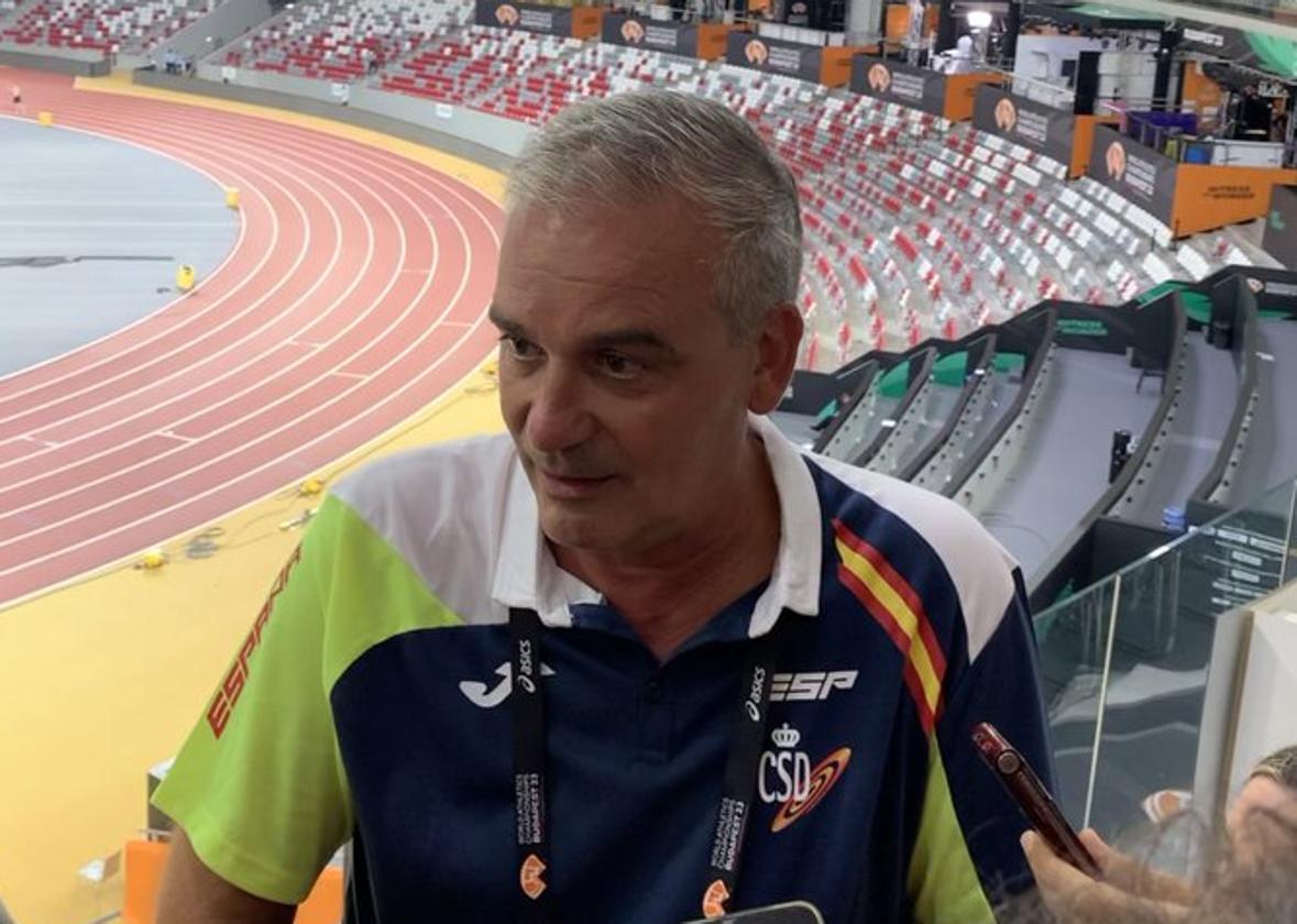 Pepe Peiró, seleccionador español de atletismo.