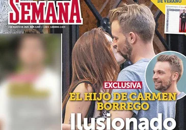 El hijo de Carmen Borrego, 'cazado' besándose con una chica