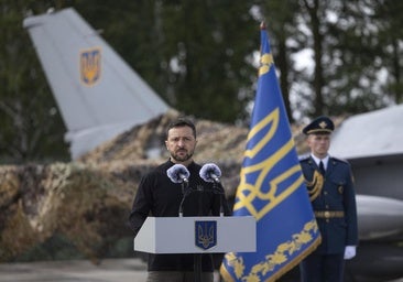 Zelenski recibe los primeros F-16