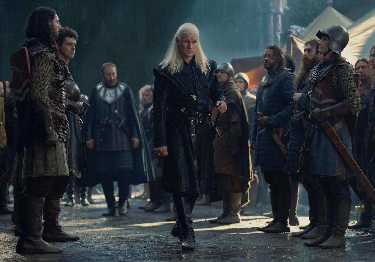 Daemon Targaryen, en el episodio final de la segunda temporada.