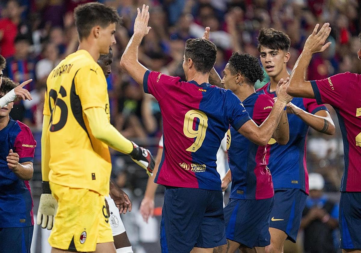El Barça cierra la gira con buena nota