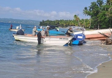 Hallan un cayuco con catorce cadáveres africanos en República Dominicana