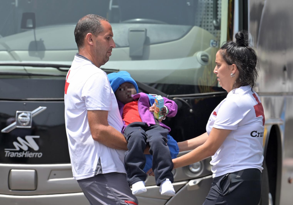 Uno de los migrantes menores de edad llegados el pasado 14 de agosto a El Hierro en cayuco