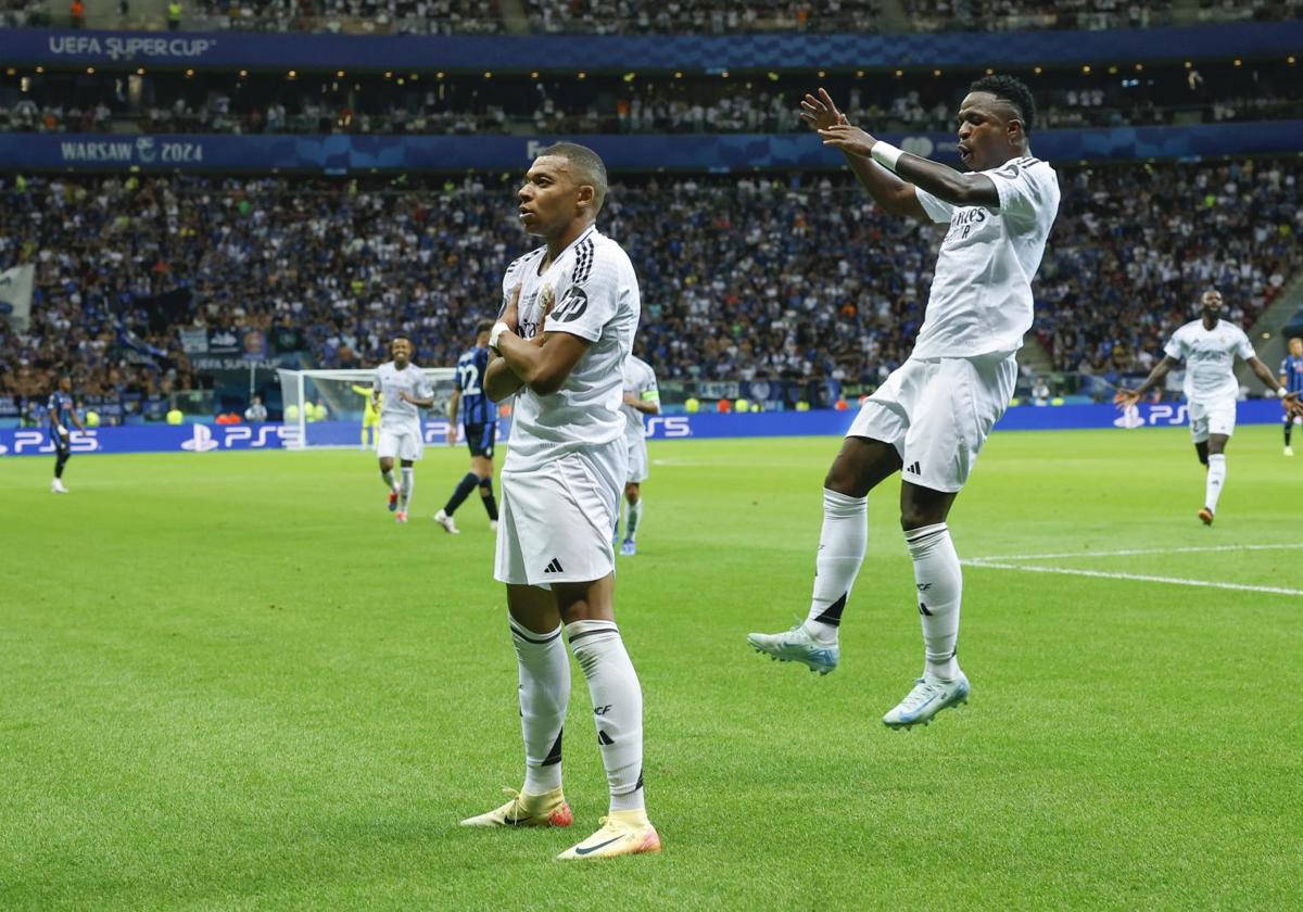 Vinicius and Bellingham Ignite Mbappé's Celebration