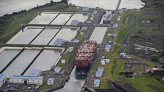El canal de Panamá, la puerta entre el Atlántico y el Pacífico
