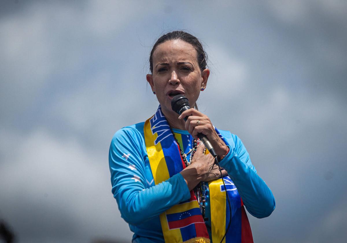 La líder opositora venezolana, María Corina Machado.