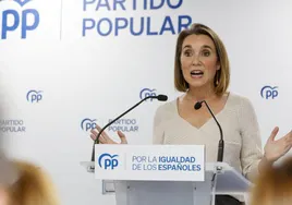 Cuca Gamarra, secretaria general del PP.