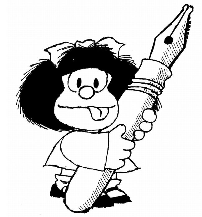 Mafalda, que llegó a Españ en 1970 de la mano de Lumen.