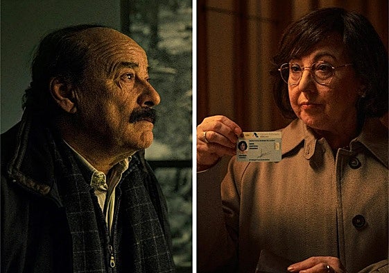 Eduard Fernández en 'Marco' y Carmen Machi en la serie 'Celeste'.