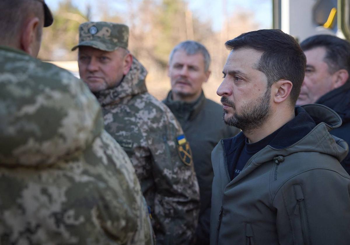 El presidente de Ucrania, Volodímir Zelenski.